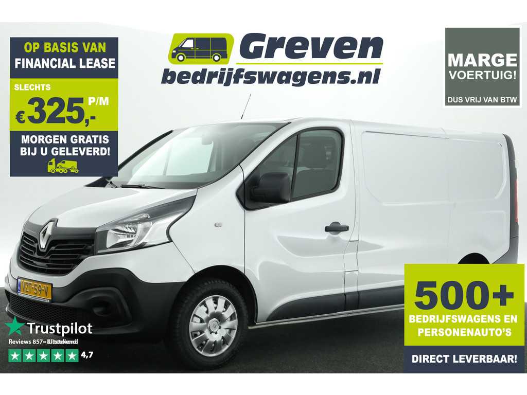 Renault Trafic 1.6 dCi T27 L1H1 Marge Airco Cruise Navi Parkeersensoren Metallic Elektrpakket