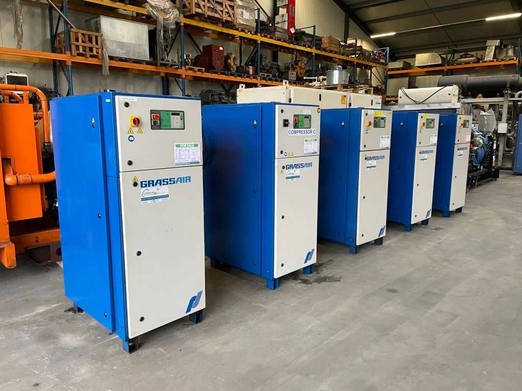 Grassair S58.10 Elektrische Schroefcompressor 18.5 kW 2500 L / min 10 Bar