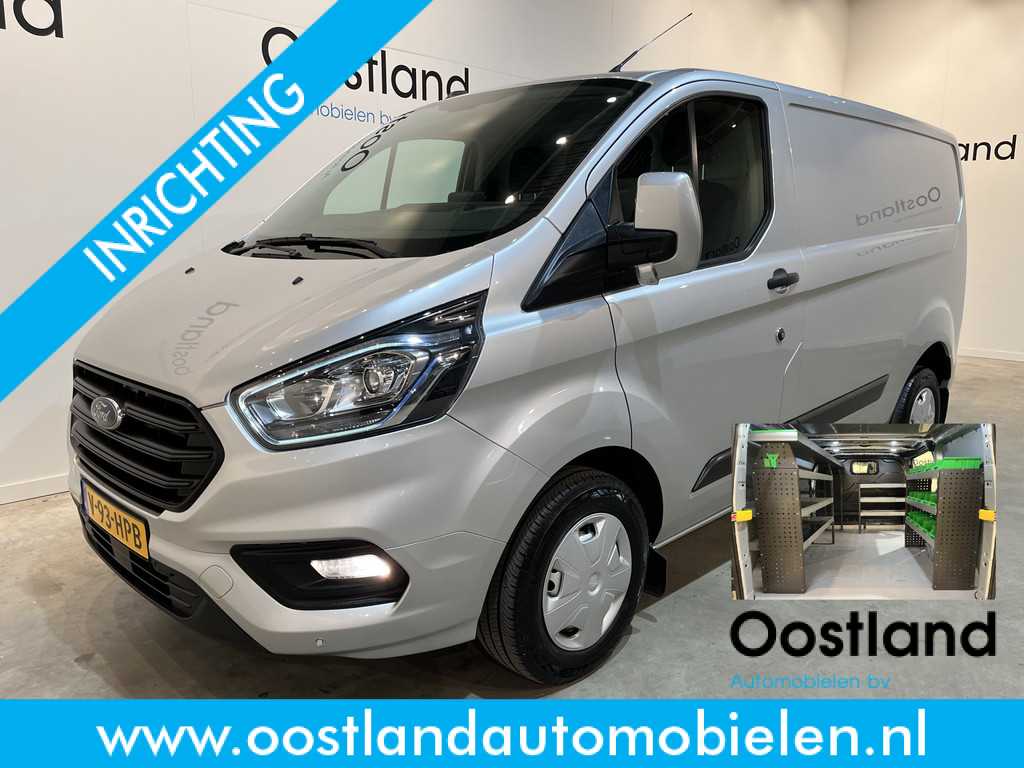 Ford Transit Custom 280 2.0 TDCI L1H1 Trend 130 PK Servicebus / Inrichting / Euro 6 / Airco / PDC / Cruise Control / Navigatie / CarPlay / Trekhaak / 3-Zits / 96.300 KM !! / BPM VRIJ !!