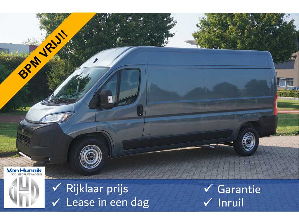 Peugeot Boxer 35+ Heavy 2.2HDI 180PK EAT8 Automaat L3H2 BPM VRIJ!! 10" Navi, Clima, Cam, 270º Deur!! NR. 182