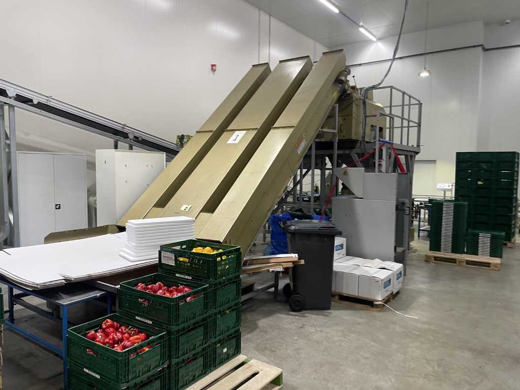 Affeldt AVN 112 CW afweegmachine met C-pack netclipper