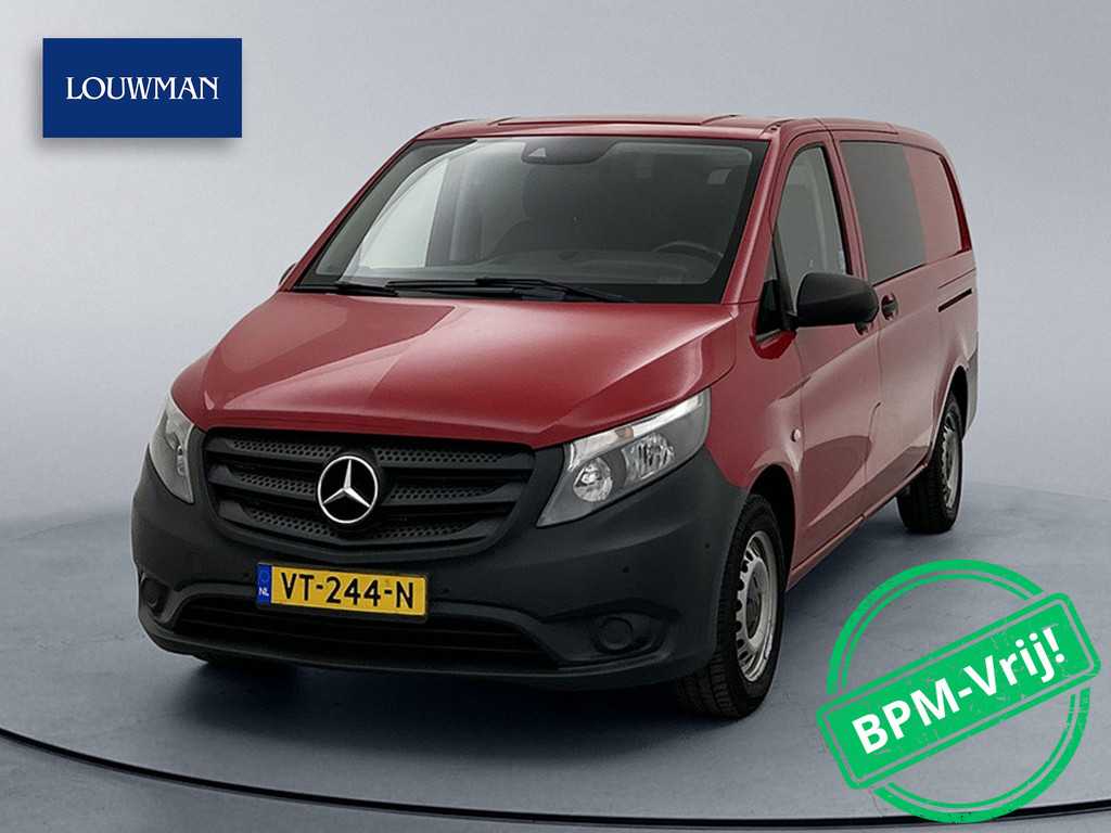 Mercedes-Benz Vito 114 CDI Lang Dubbele Cabine Marge (btw vrij) Navigatie Achteruitrijcamera Cruise Control Spoorassistent Automaat
