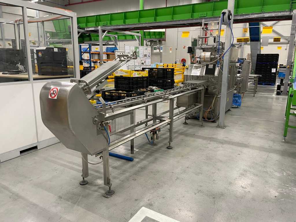 G. Mondini E 350 VG top seal verpakkingsmachine met ontnester