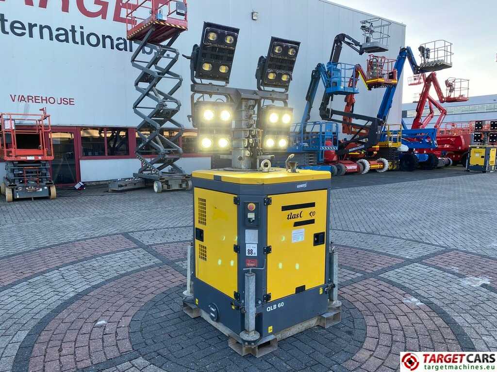 Atlas Copco QLB60 Tower Light 4x350W Led w/generator