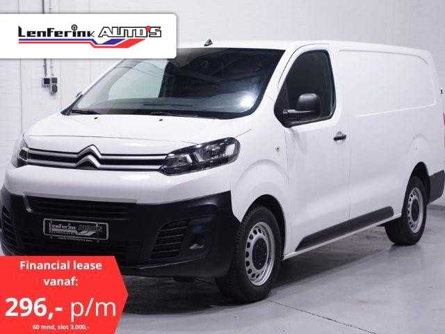 Citroën Jumpy 2.0 HDI 122 pk L3 XL Navi, va 296,- p/mnd Airco, Cruise Control, Laadruimte Pakket, 3-Zits