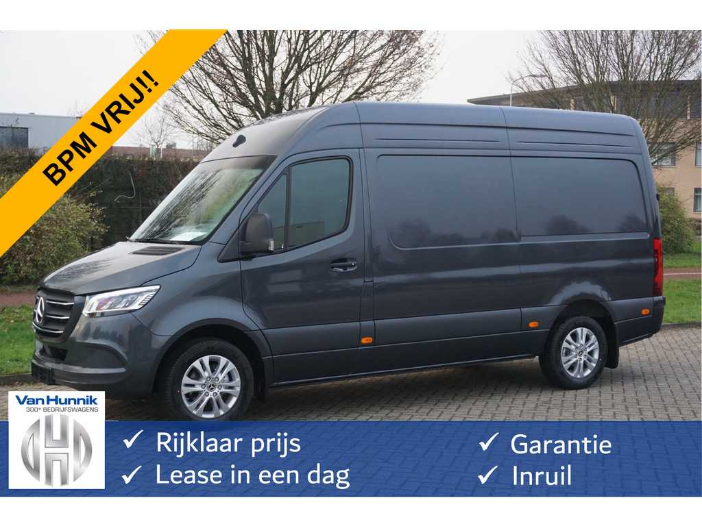 Mercedes-Benz Sprinter 319CDI Select L2H2 BPM VRIJ!! 10.25" Mbux, ACC, LED, 17" LM!! NR. 655