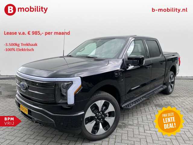 Ford F-150 - Lightning Platinum 4x4 USA Extended Range 500km | Trekhaak 3500kg | Leer | Top View Camera | LED | Navigatie | Schuif/Kanteldak | Direct Leverbaar! | Pick Up