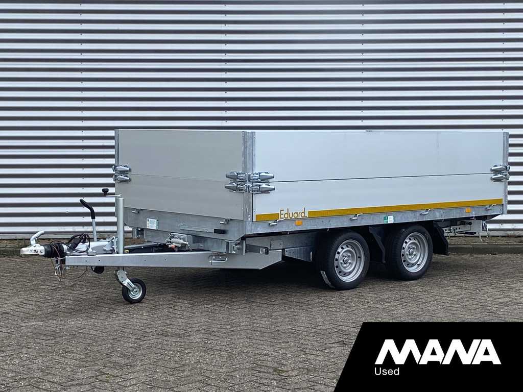 eduard 3318 Driezijdige Kipper 3500kg 2 assen Tandem 330X180 cm Geremd