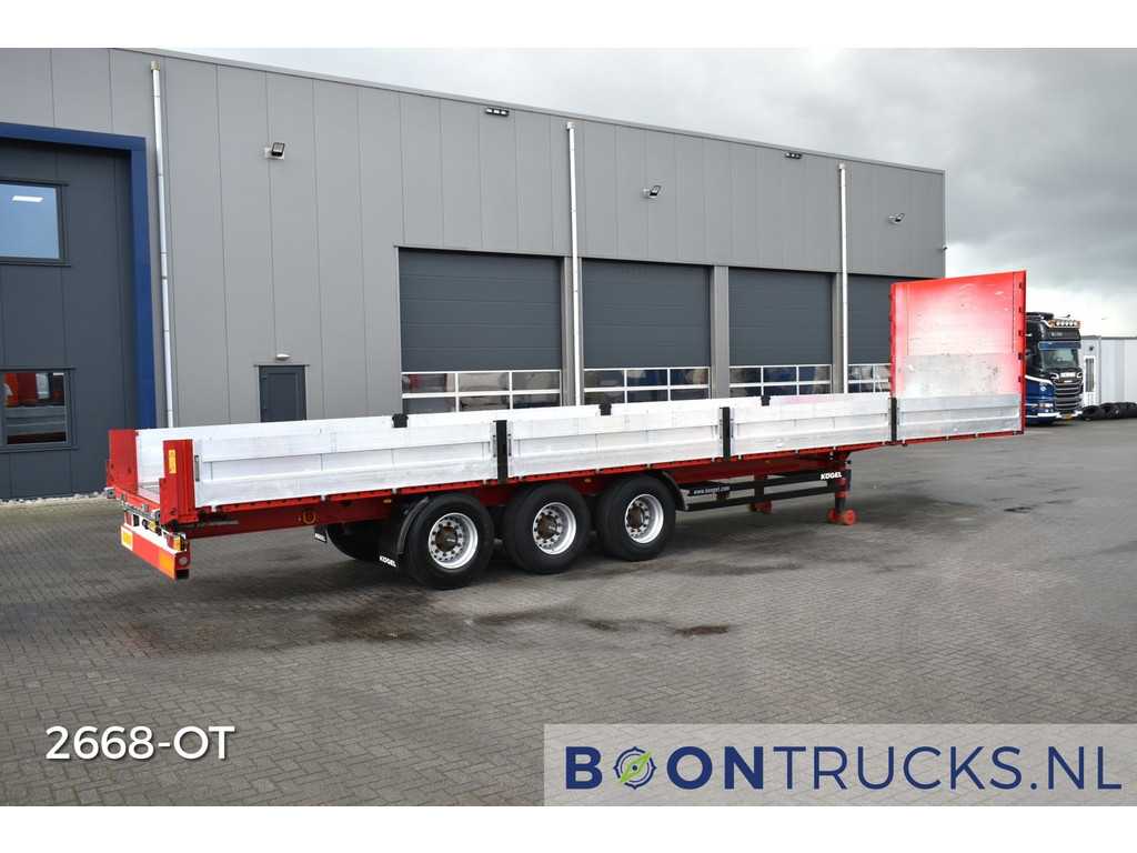 Kögel SN 24 FLATBED | ALU BOARDS * HARDWOOD FLOOR * NL TRAILER * APK 09-2025 * TOP!