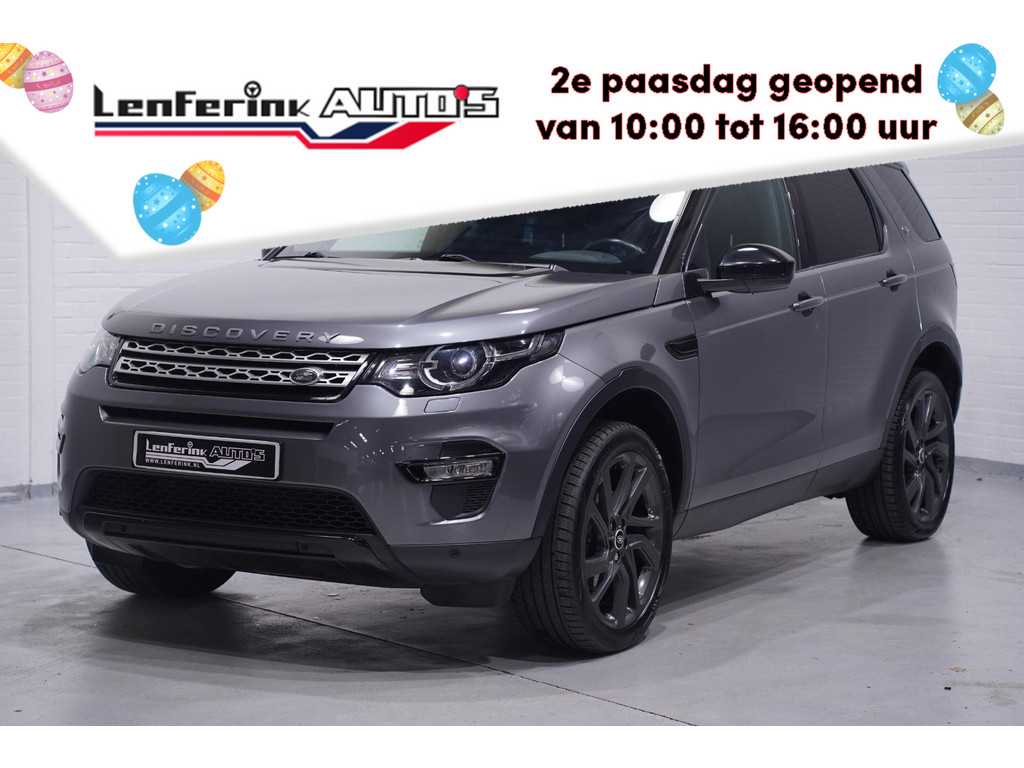 Land Rover Discovery Sport 2.0 TD4 150 pk Grijs Kenteken 2-Zits Navi, Camera, Leder Zwart, 20" LMV, Elek. Stoelen