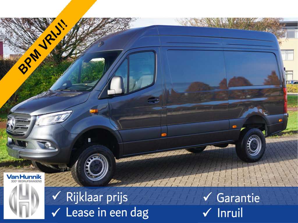 Mercedes-Benz Sprinter 319CDI L2H2 4x4 BPM VRIJ!! LED, 10.25" Mbux, Camera, Distronic, Gev Stoel!! NR. 601