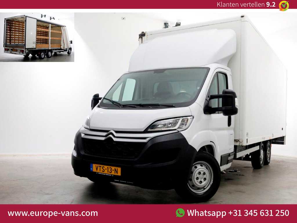 Citroën Jumper 2.2 BlueHDi 165pk Clixtar BE-Combi Bakwagen met schuifzeilen L480cm 2800kg laadverm. 03-2023