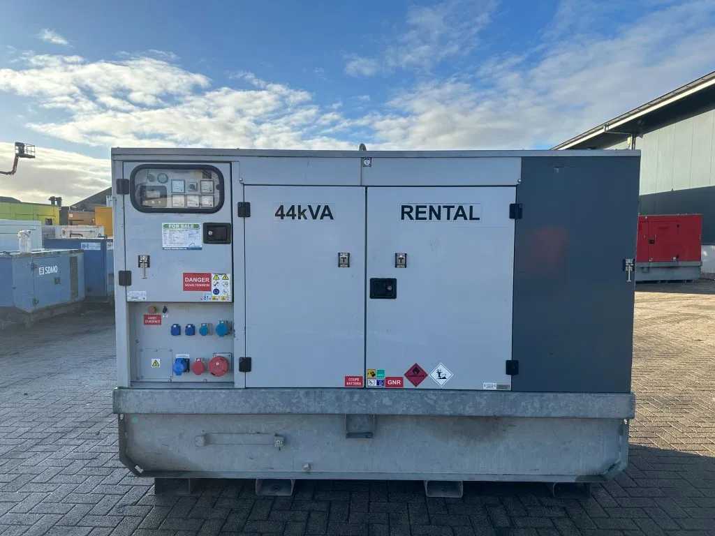 Europower EPUS44TDE Kubota Leroy Somer 44 kVA Supersilent Rental generatorset