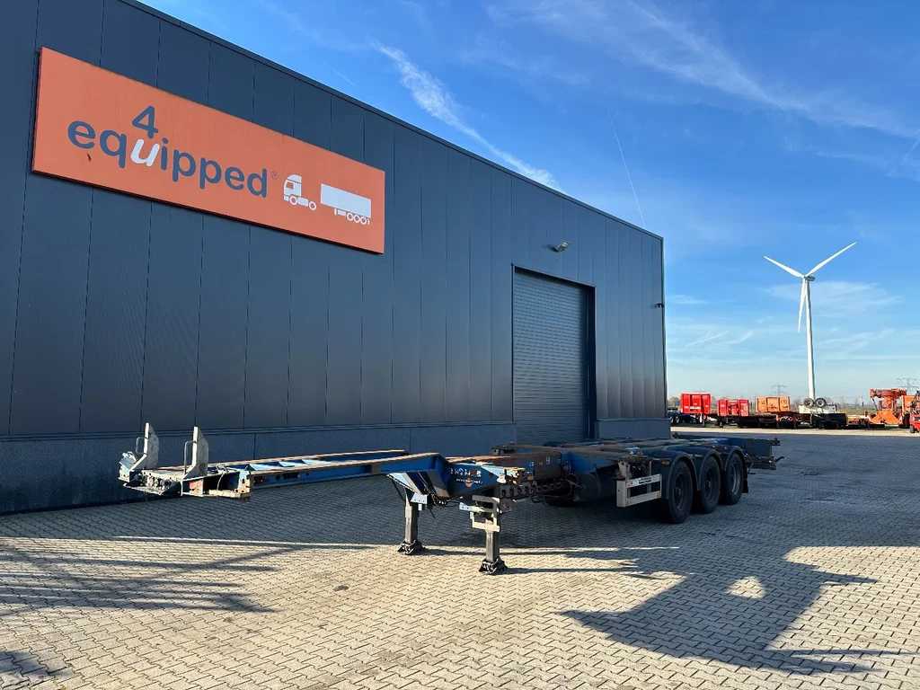 Pacton T3-010 45FT HC multi (2x uitschuifbaar), 1x liftas, BPW+ trommelremmen, NL-chassis