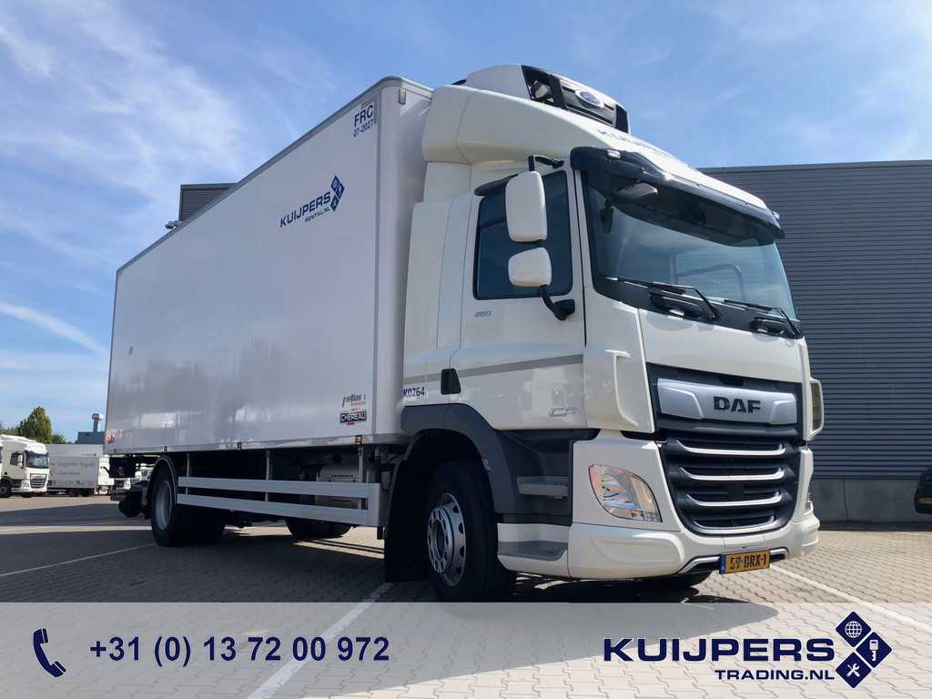 DAF CF 260 FA / Carrier Koeler / Chereau Frigo Box / Laadklep / APK TUV 09-25