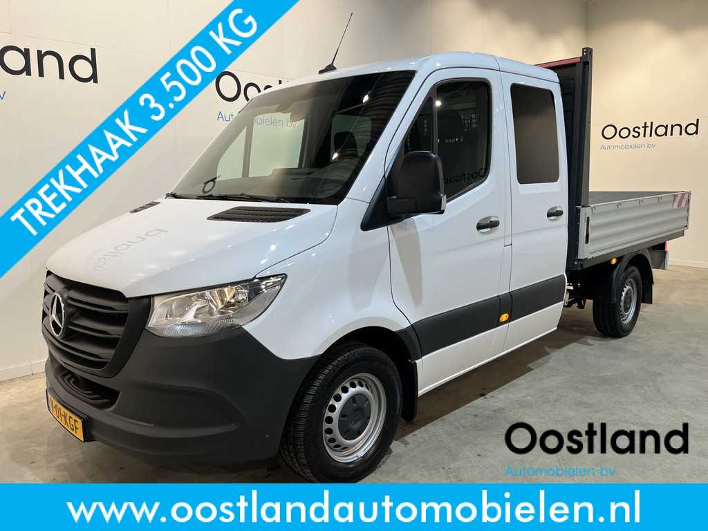 Mercedes-Benz Sprinter 315 CDI L2 RWD DC Dubbel Cabine Open Laadbak / Euro 6 / Trekhaak 3500 KG / Airco / 12.000 KM !! / BPM VRIJ !!