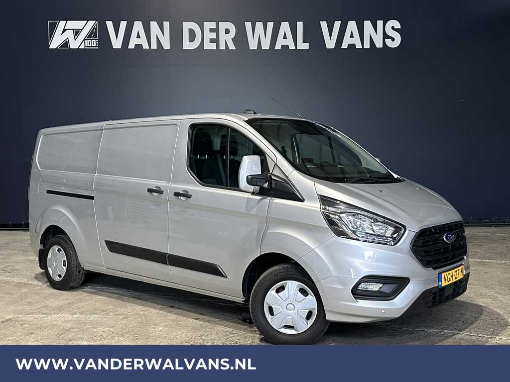 Ford Transit Custom 2.0 TDCI 130 pk L2H1 Euro6 Airco | Navigatie | LED | Cruisecontrol | Trekhaak Android Auto, Verwarmde voorruit, Parkeersensoren, Bijrijdersbank