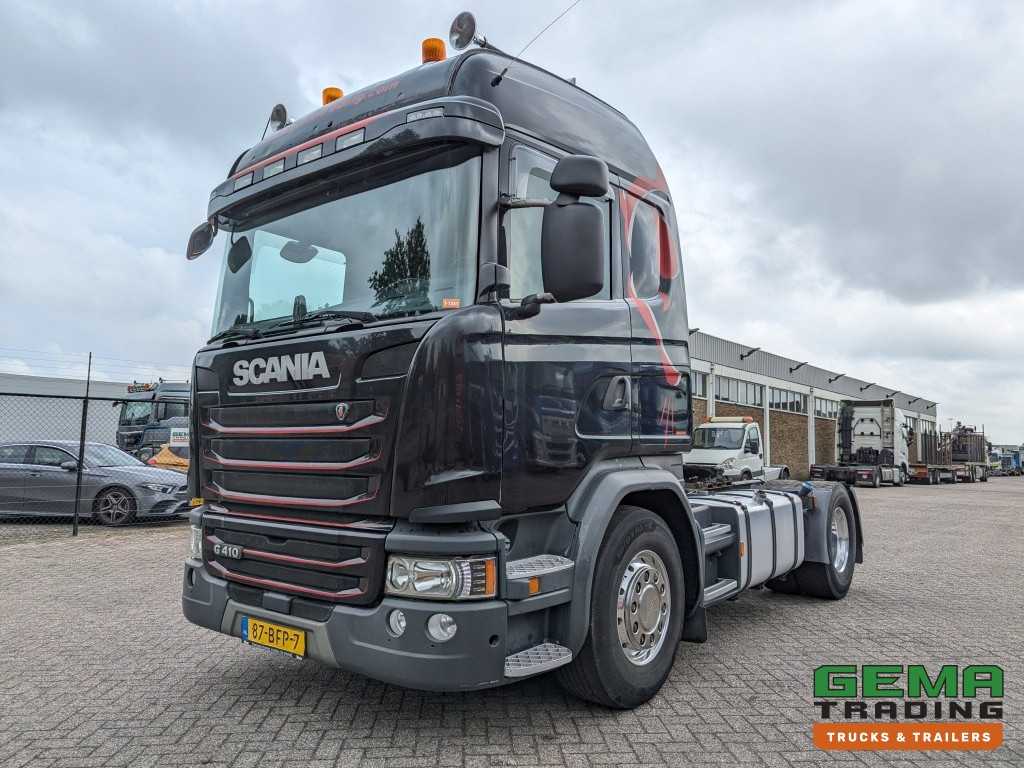 Scania G410 4x2 Highline Euro6 Retarder - PTO - WF / KiepHydrauliek - Alcoa's (T1341)