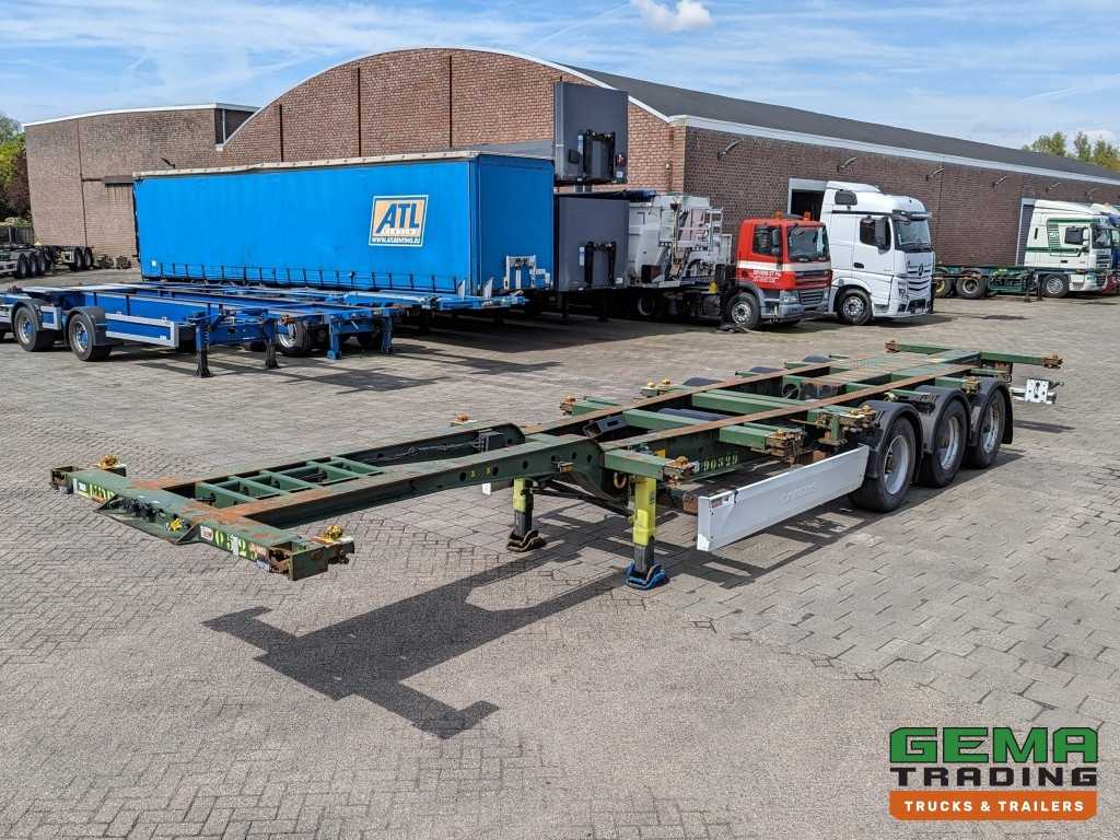 Krone SD 27 3-Assen BPW RearSlider - DrumBrakes - 5280kg (O1852) 3083