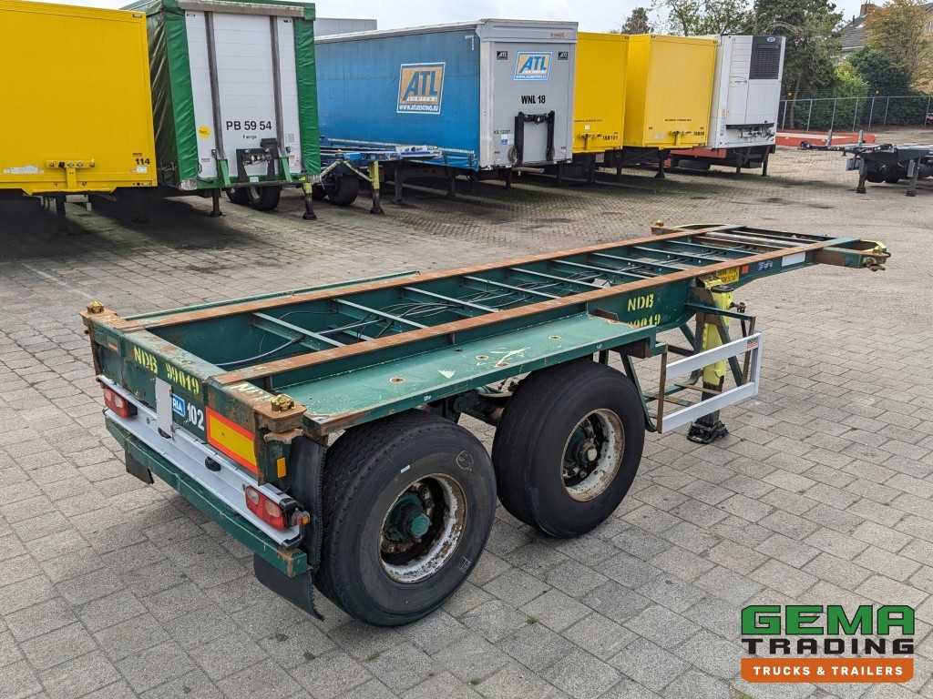 Flandria COP2B 2-Assen ROR Drumbrakes - Steel Suspension - 3140KG - 20FT  (O1872) 3136