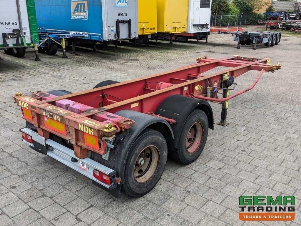 Krone SZC 20FT 2-Assen ROR - STEEL Suspension - DOUBLE tires - DrumBrakes (O1916) 3134