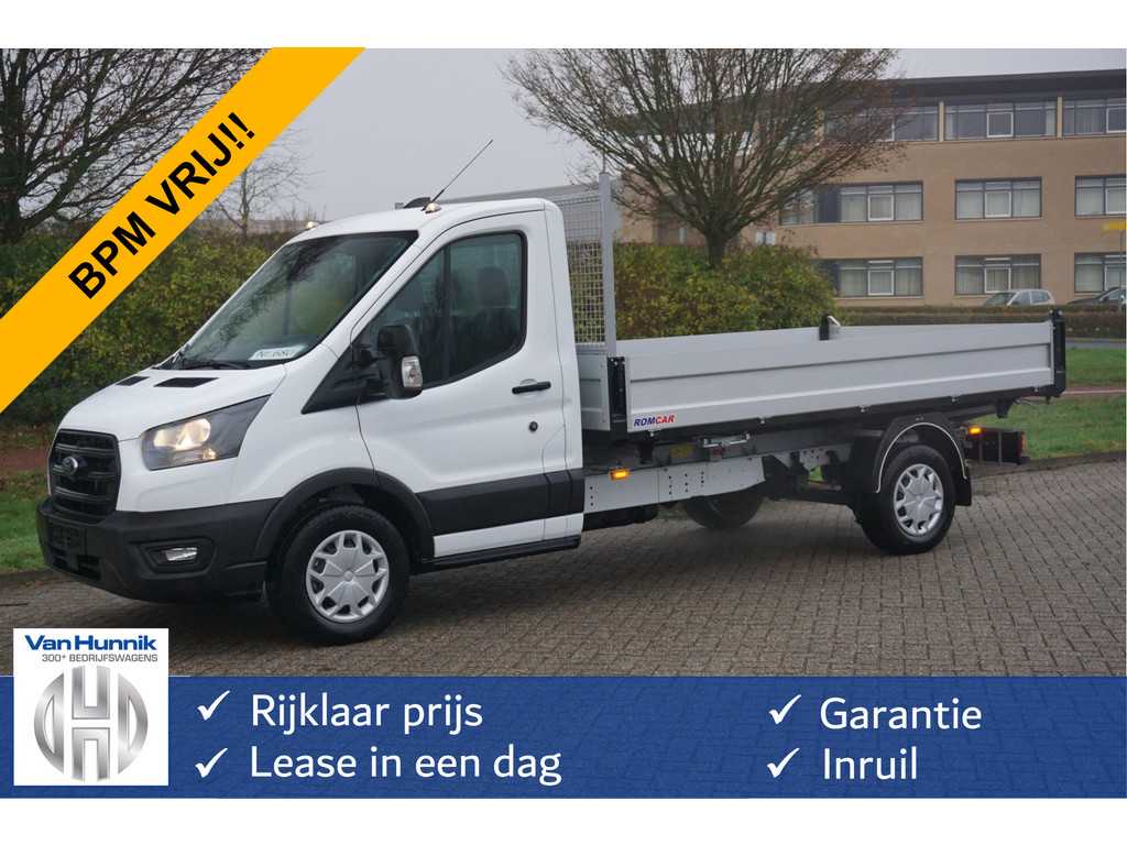 Ford Transit 350L 3 Zijdige kipper 155PK BPM VRIJ!! Airco, Cruise, Bluetooth, Omvormer!! NR. 679