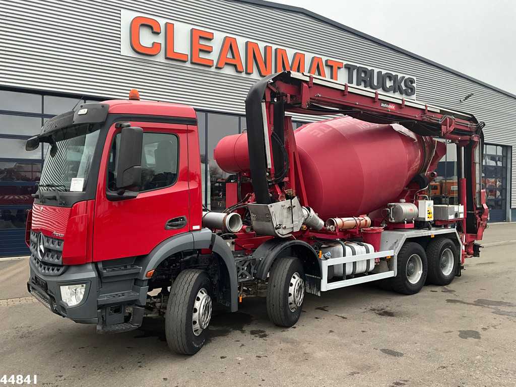 Mercedes-Benz Arocs 3243 Euro 6 8x4 Betonmixer 8m³ + transportband Just 99.142 Km!