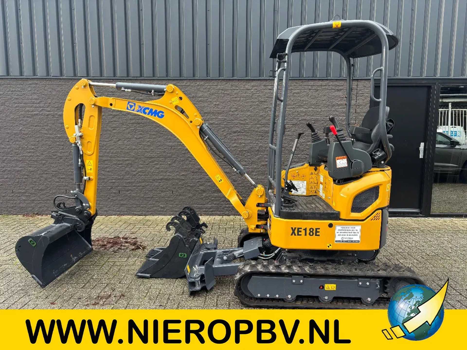 XCMG  XE18E Rups Graafmachine Snelwissel 3 Bakken  NIEUW
