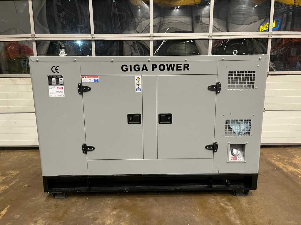 Giga Power 37.5 KVA Silent generator set - LT-W30GF