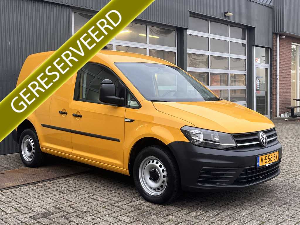Volkswagen Caddy 2.0 TDI L1H1 Airco Cruise controle Trekhaak 1400kg trekgewicht Kastinrichting Parkeersensoren achter Schuifdeur Telefoon verbinding 1e eigenaar Euro 6 bpm vrij