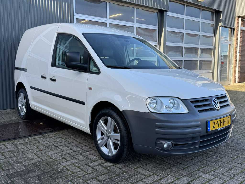 Volkswagen Caddy 1.9 TDI Airco Cruise controle Trekhaak 1400kg Schuifdeur Achterruiten 2-Persoons Euro 4 Bpm vrij voor particulier gebruik!!