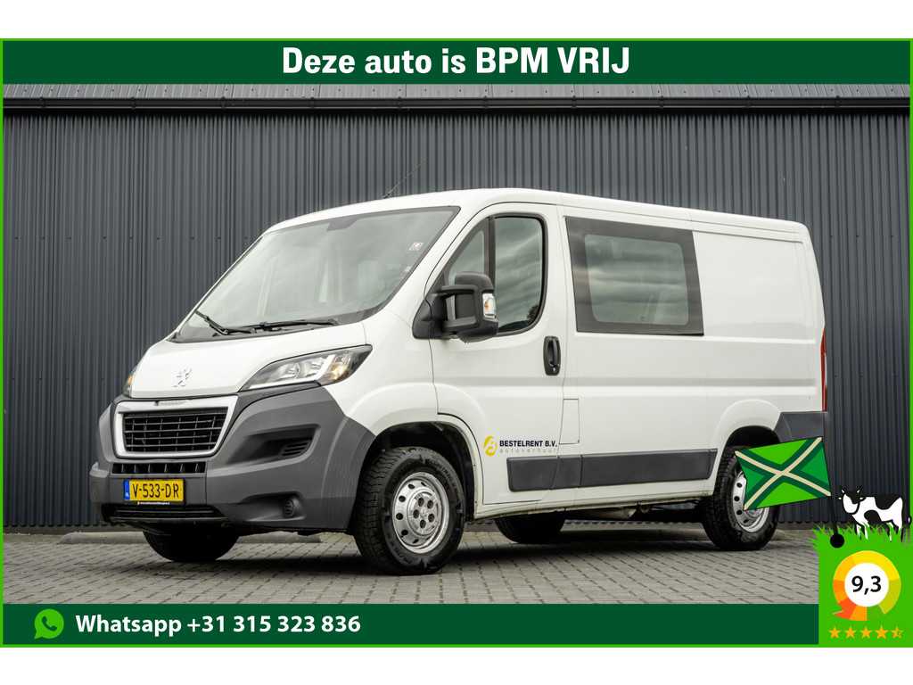 Peugeot Boxer **2.0 BlueHDI L1H1 | Euro 6 | 7-Persoons | nieuwe motor | Cruise | Airco | Camera | DC**