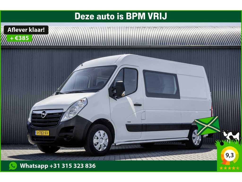 Opel Movano 2.3 CDTI BiTurbo L2H2 | Euro 6 | 146 PK | 7-Persoons | Cruise | Airco | DC