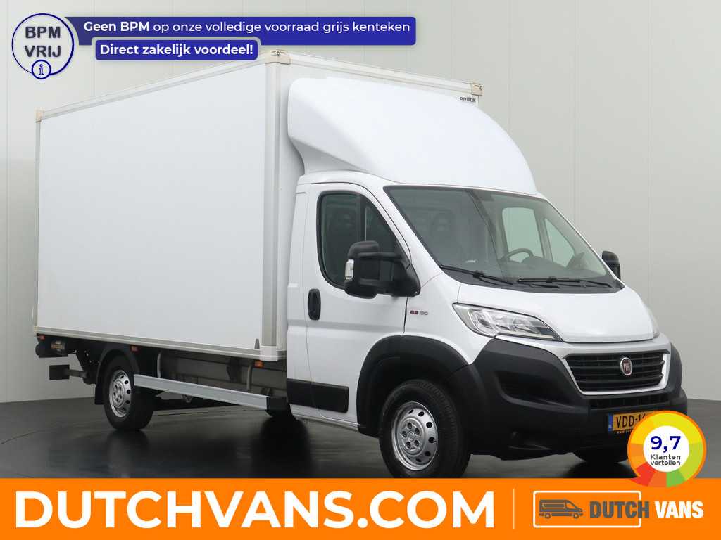 Fiat Ducato 2.3 MultiJet 130PK Bakwagen+Laadklep | Navigatie | Camera | Dakspoiler | 3-Persoons