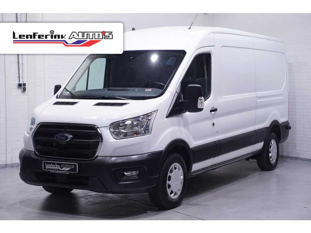 Ford Transit 2.0 TDCI 130 pk L3H2 Trend Airco, Cruise Control Laadruimte Pakket, PDC V+A, 3-Zits, Slechts 28 dkm