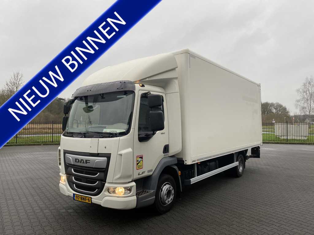 DAF LF 180 FA 4x2 / 12 Ton / ACC / LDW / Laadklep 1.500 kg / APK tot 13 mei 2025