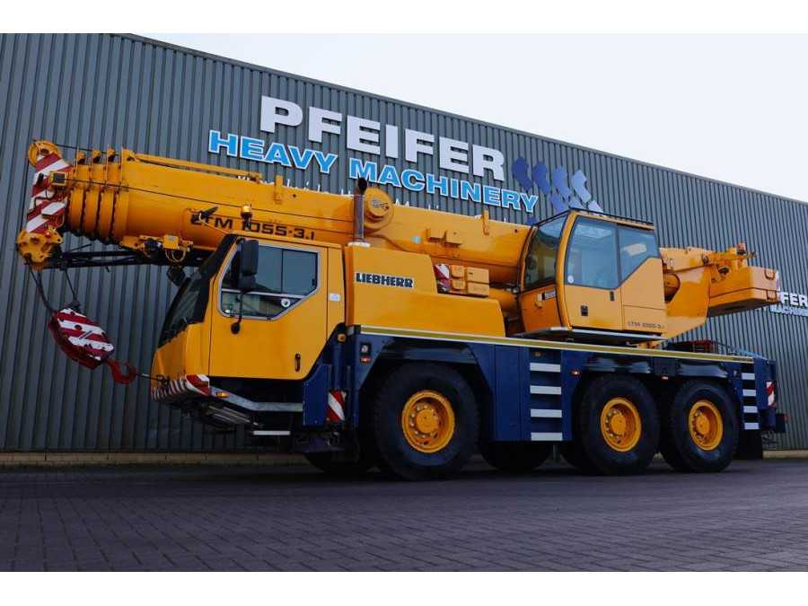 Liebherr LTM1055-3.1 Diesel, 6x6x6 Drive, 32.5m Main Boom,