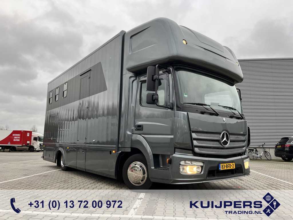 Mercedes-Benz Atego 816 / Horse Truck - 3 Horses / Camper / NL Truck