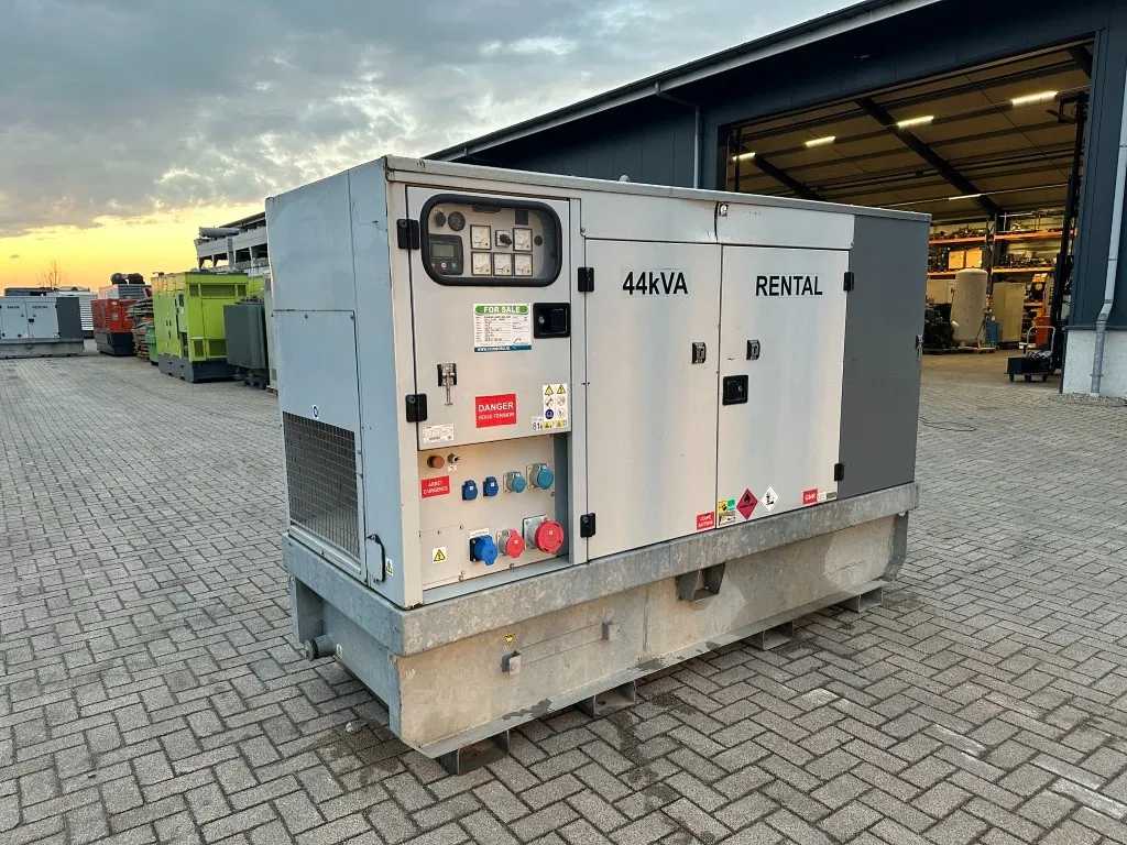 Europower EPUS44TDE Kubota Leroy Somer 44 kVA Supersilent Rental generatorset