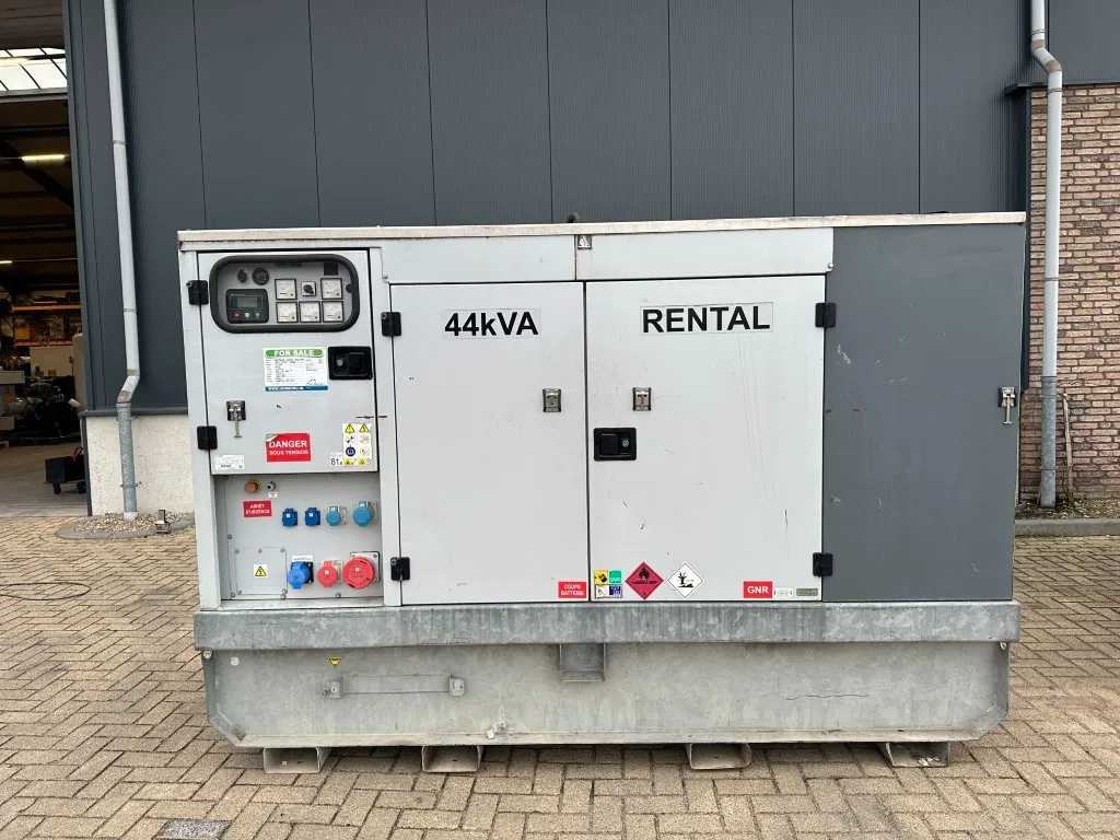 Europower EPUS44TDE Kubota Leroy Somer 44 kVA Supersilent Rental generatorset