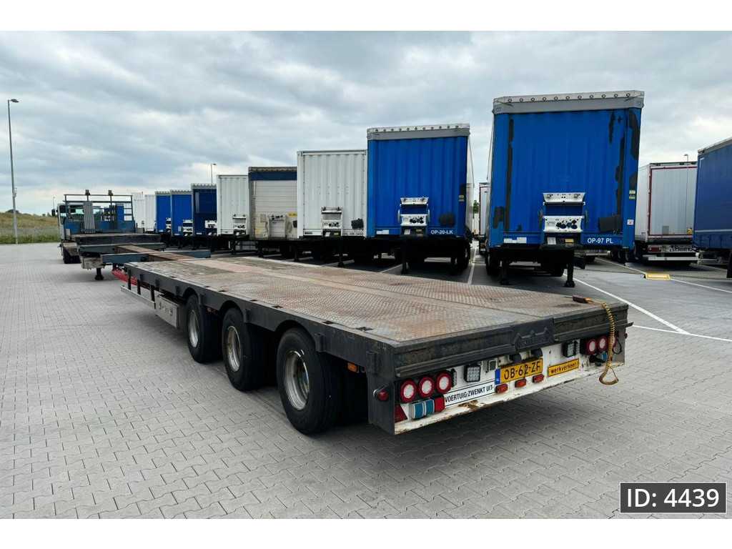 Nooteboom MCO-48-03V/L / 2x extendable 1195-2538 cm / 3 axle hydraulic steering remote