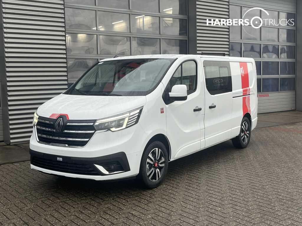 Renault Trafic Crew Dubbel Cabine 6p 150PK 2 schuifdeuren RED EXCLUSIVE BPM vrij!