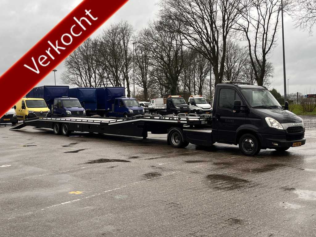 Iveco Daily 35C17 Be Autotransporter Tijhof 6108 KG laadvermogen Lier Pneumatiche rijplaten 1e eigenaar  Euro 5