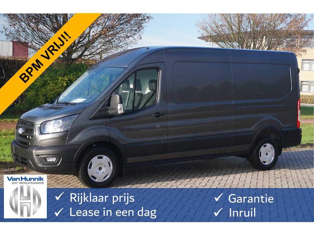 Ford Transit 350L L3H2 Trend AUT8 130PK BPM VRIJ!! 12" Sync4 Apple CP/Cam, Laadruimte Pack! NR. 617