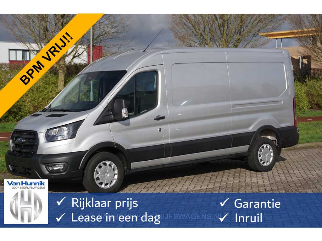 Ford Transit 350L L3H2 Trend AUT8 130PK BPM VRIJ!! 12" Sync4 Apple CP/Cam, Laadruimte Pack! NR. 597