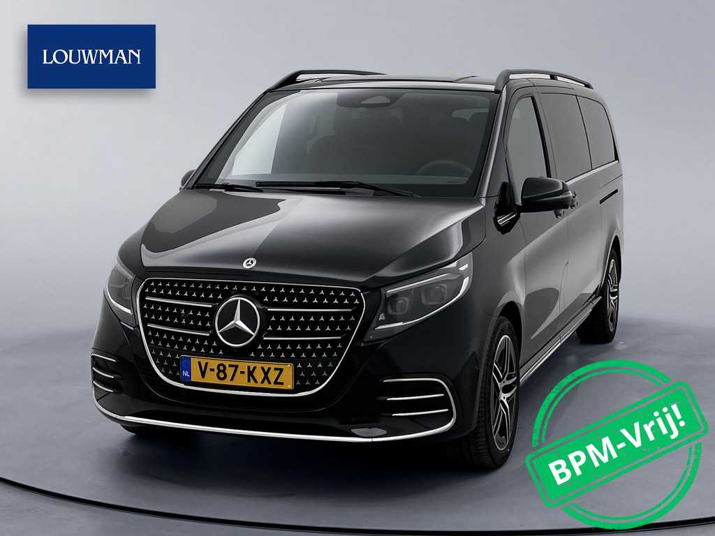 Mercedes-Benz V-klasse 300d 4-MATIC Extra Lang AMG Avantgarde BPM-Vrij Dubbele Cabine 360 Graden Camera Elektrische Schuifdeuren Multibeam LED Adaptieve Cruise Control