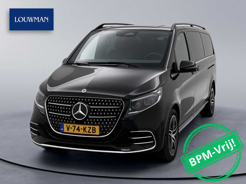 Mercedes-Benz V-klasse 300d 4-MATIC Extra Lang AMG Avantgarde BPM-Vrij Dubbele Cabine Elektrische Schuifdeuren 360 Graden Camera Multibeam LED Adaptieve Cruise Control