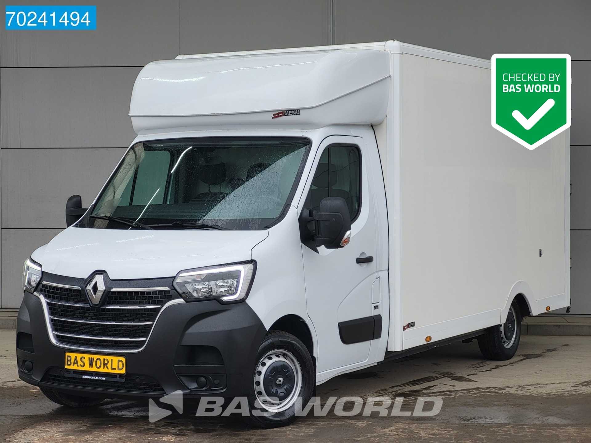 Renault Master 145PK Bakwagen Meubelbak Plancher Airco Cruise Koffer Airco Cruise control