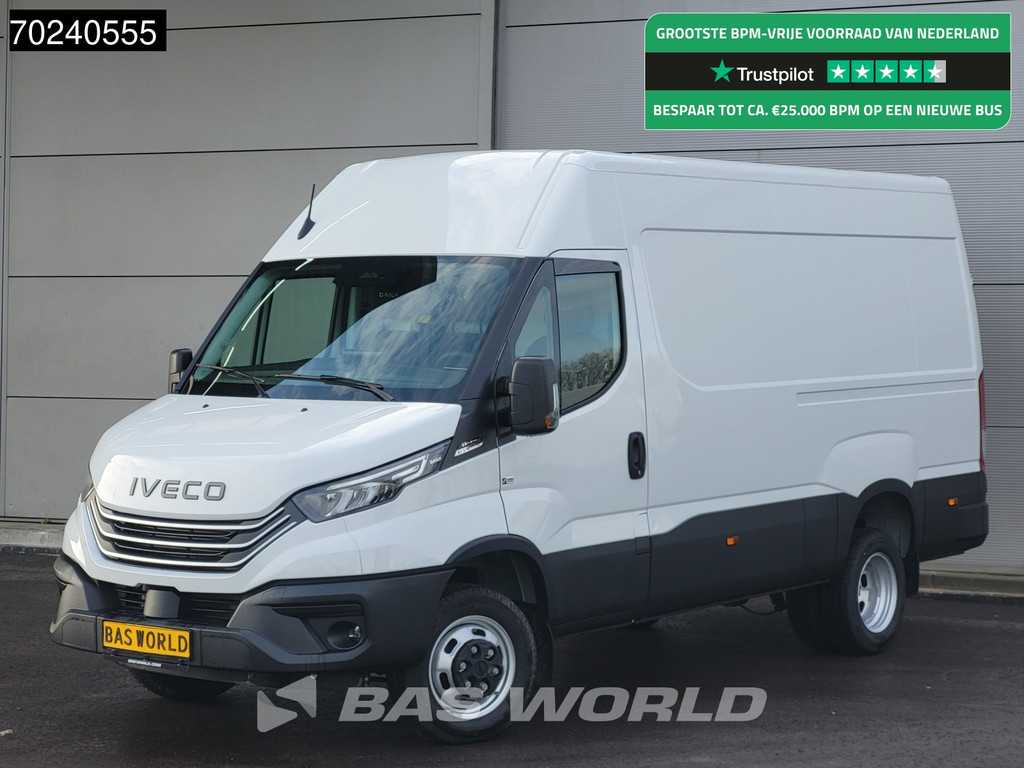 Iveco Daily 35C21 3.0L 210PK Automaat Dubbellucht L2H2 LED ACC Navi Camera Parkeersensoren 12m3 Airco