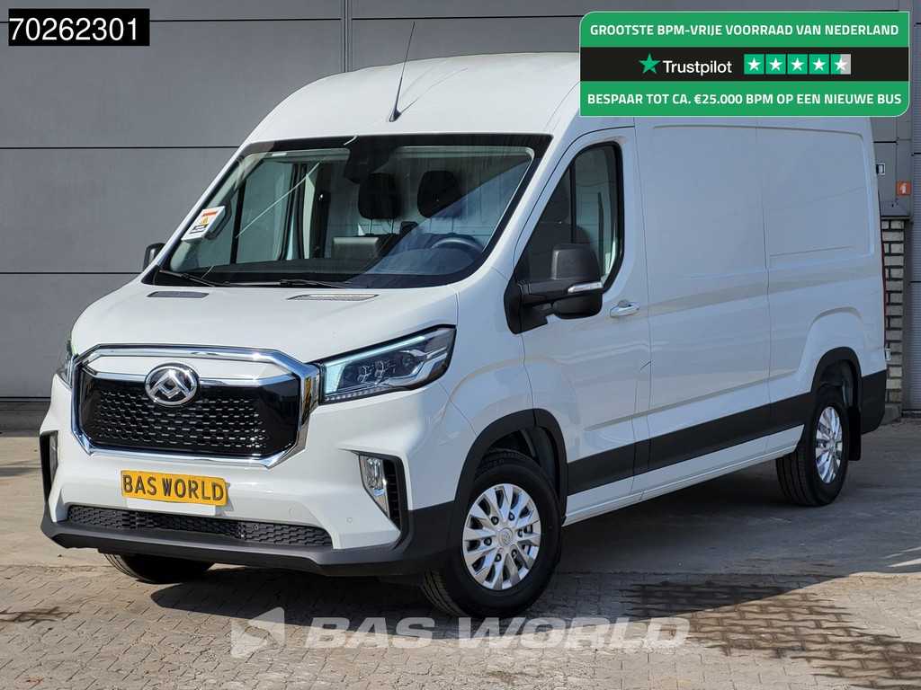 Maxus eDeliver 9 204PK L3H2 89KWH Snelladen 296 km WLPT Airco ACC Camera 10m3 Airco